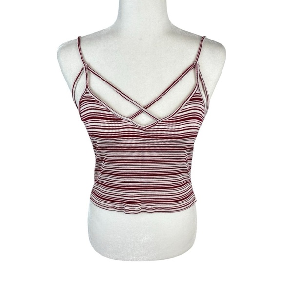 Charlotte Russe Red Striped Tank Size XS - Picture 1 of 6